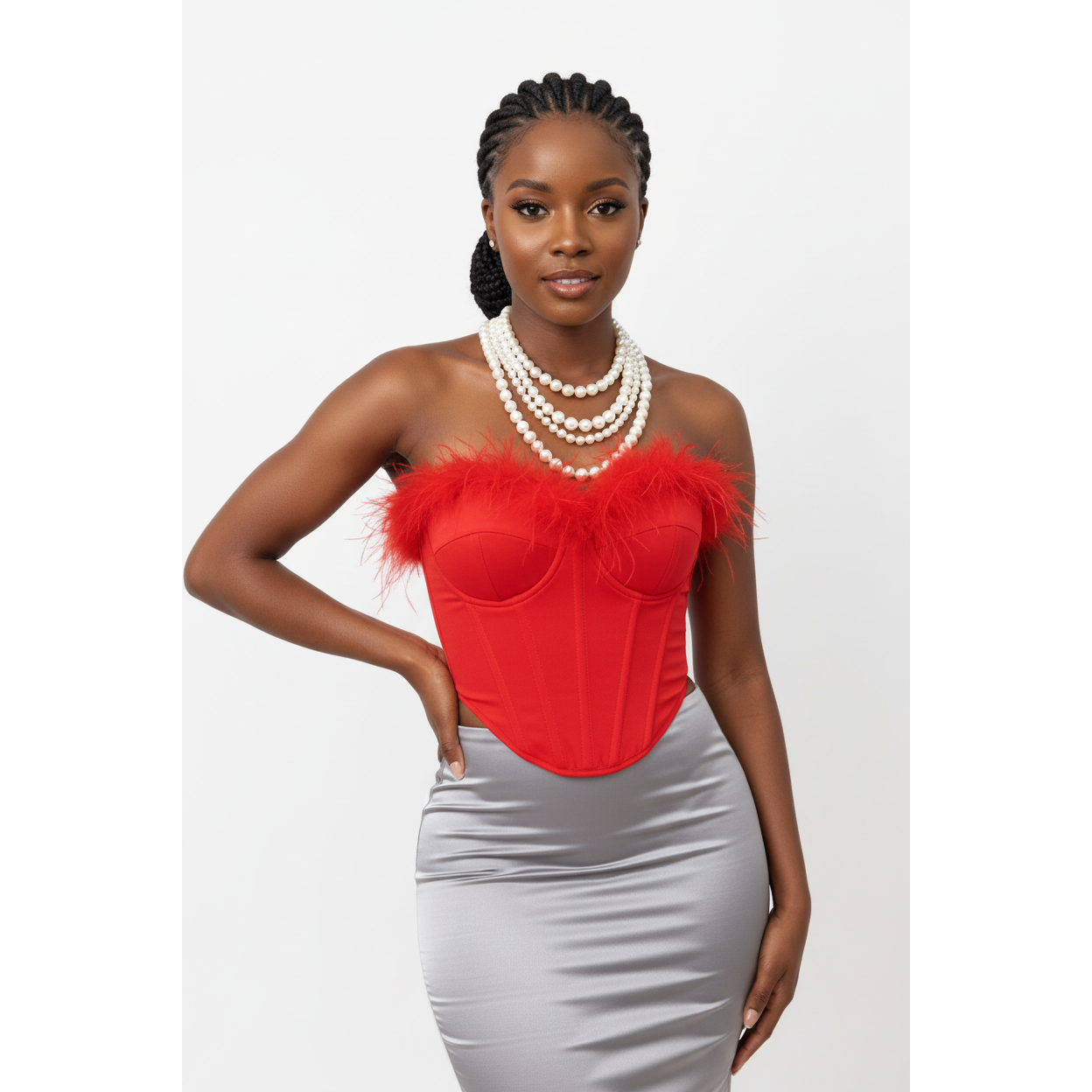 Feather Detail Crop Top – YELLOW SUB TRADING Feather Detail Crop Top – YELLOW SUB TRADING