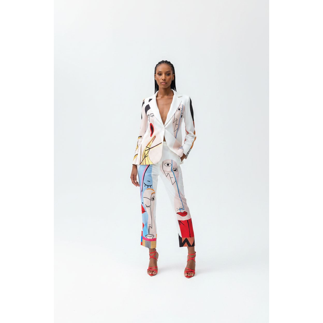 Cartoon Print Twin Set