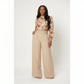 High Waisted Wide Leg Casual Pants