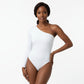 One Shoulder Long Sleeve Basic Bodysuit