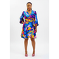Wrap Around Floral Mini Dress