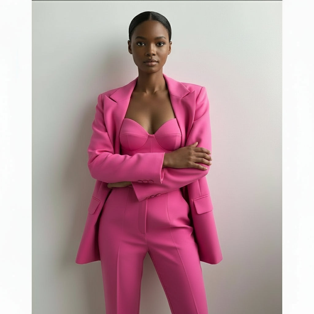 3 Pieces Fashion Women Suits