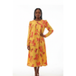 Long Sleeve Floral Bubble Dress