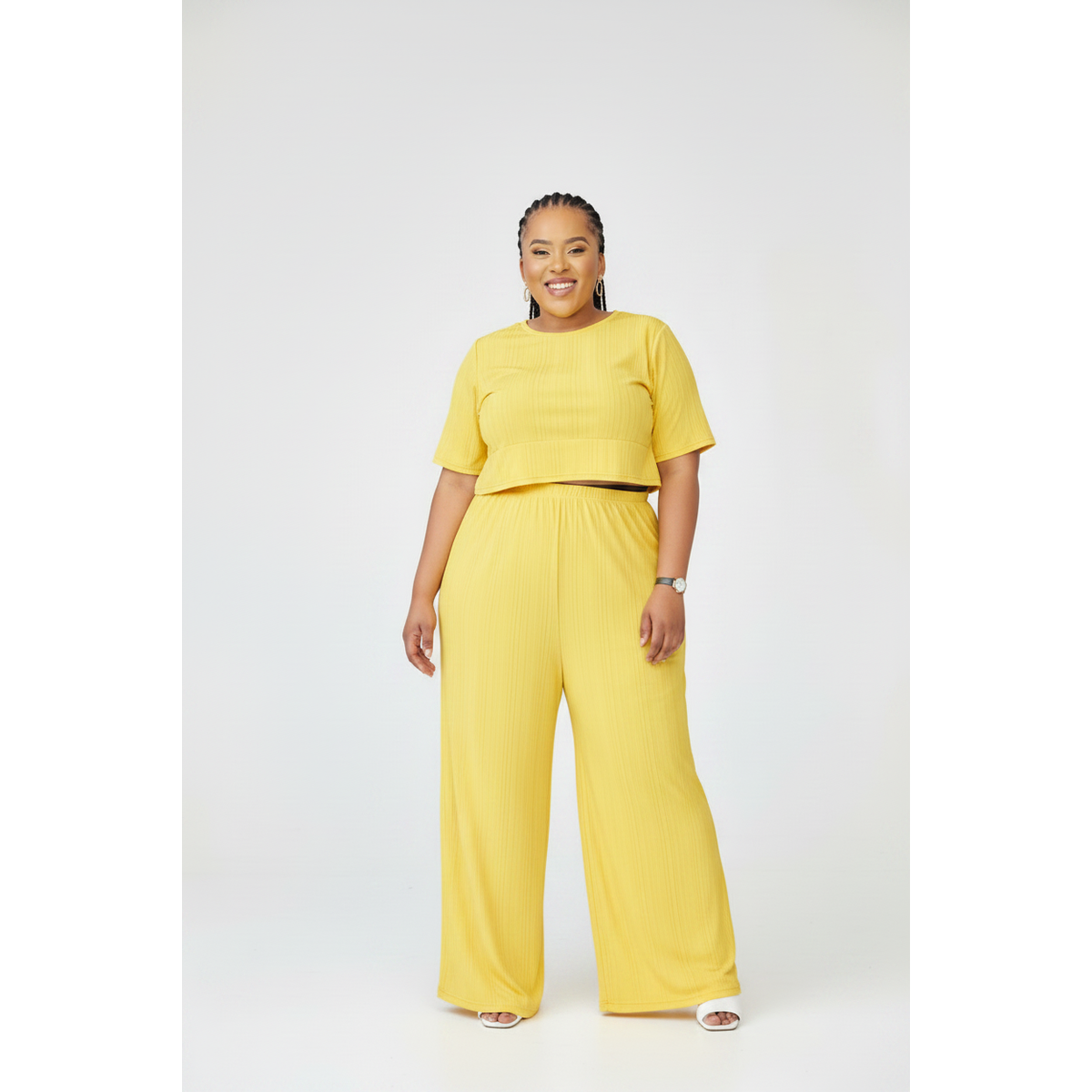 High Waisted Palazzo Pant & Top Set