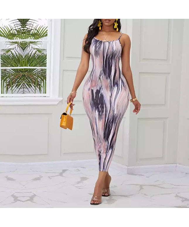 Tie Dye Sleeveless Bodycon Dress – YELLOW SUB TRADING