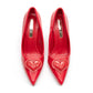 Glossy Red Bottom High Heel