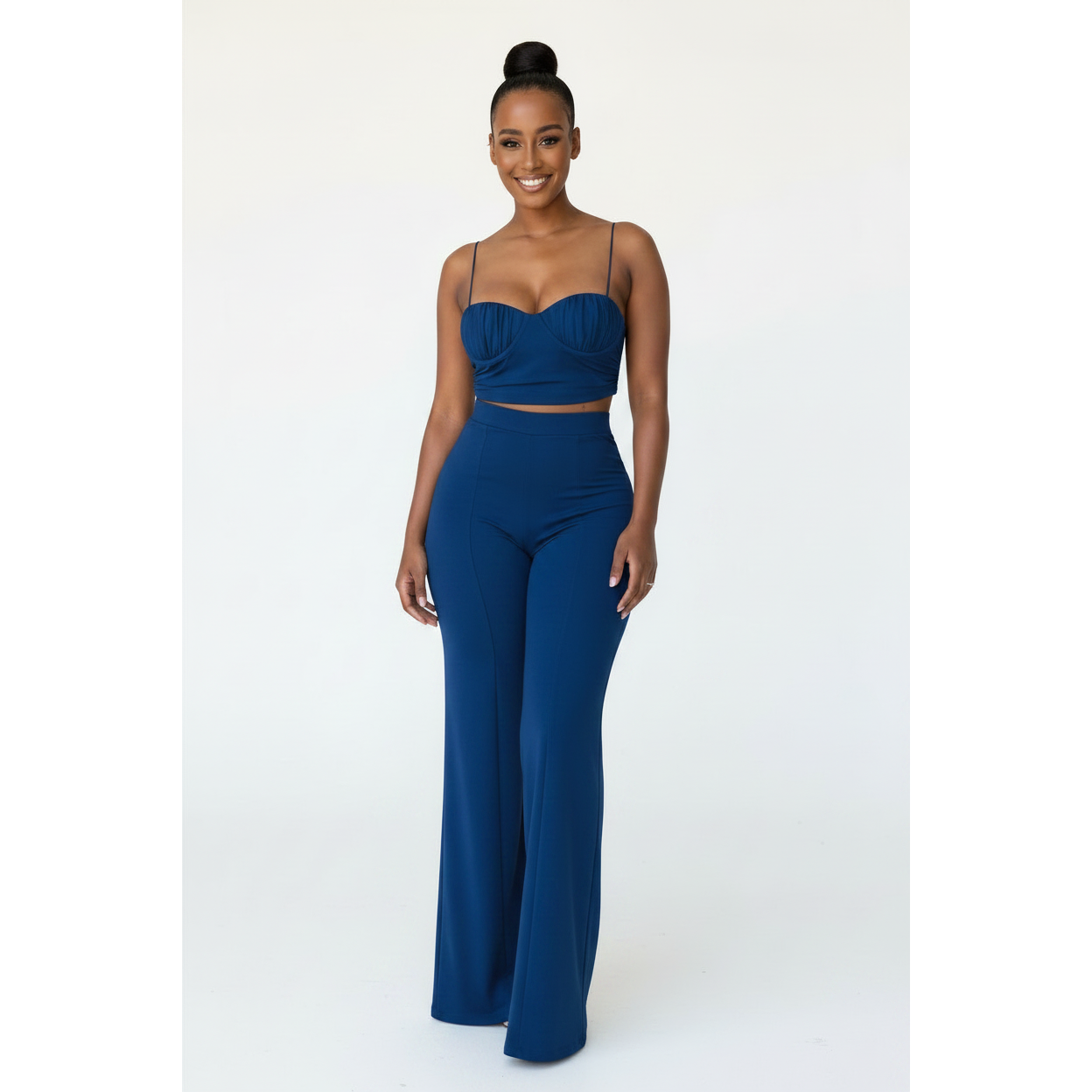 Lisa Crop Top & Wide Leg Pant Set