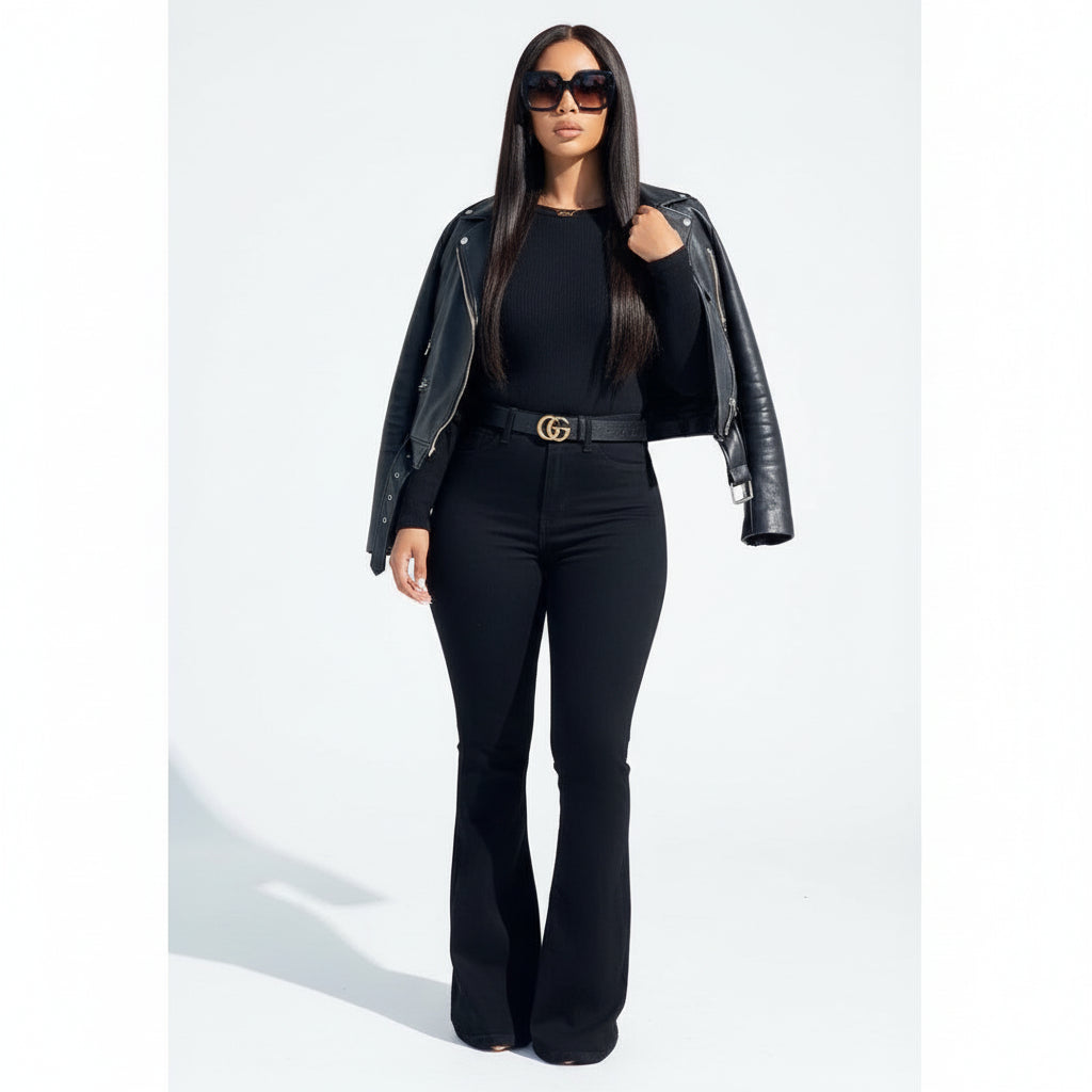 Bellbottom High Waisted Jeans