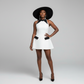 Sleeveless A-line Mini Dress