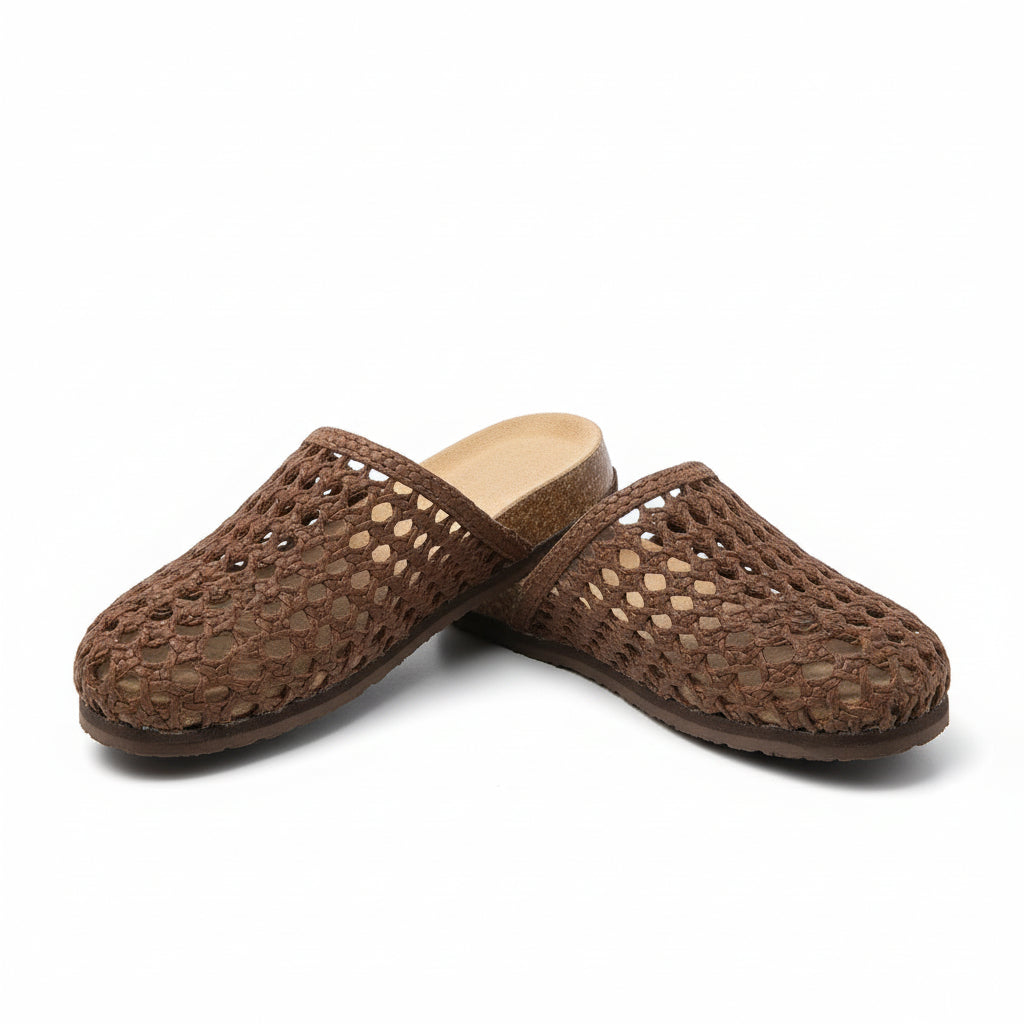 Ladies Woven Mesh Mules