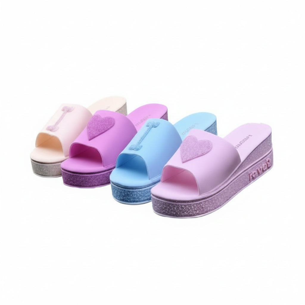 Muffin Thick Sole Flip Flops Flat-bottom.