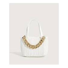 Casual Tote new Luxury Designer Stripes Shoulder bag.