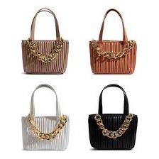 Casual Tote new Luxury Designer Stripes Shoulder bag.