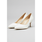 Low Cutter Microfiber kitten High Heels.