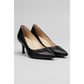 Low Cutter Microfiber kitten High Heels.