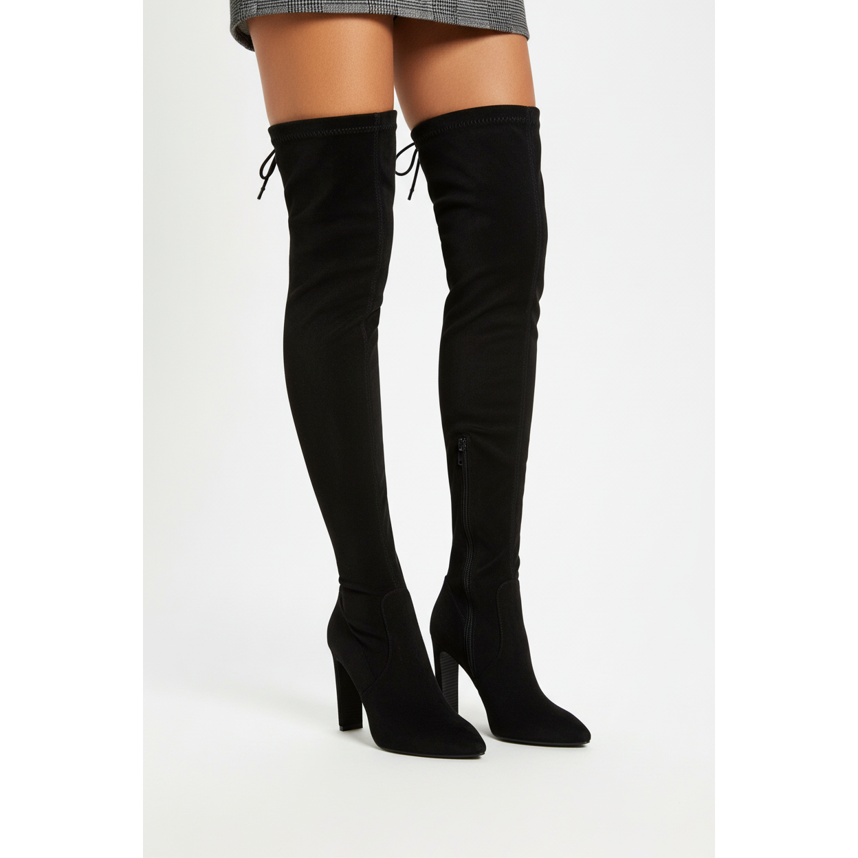 Suede Knee Boots