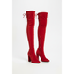 Suede Knee Boots