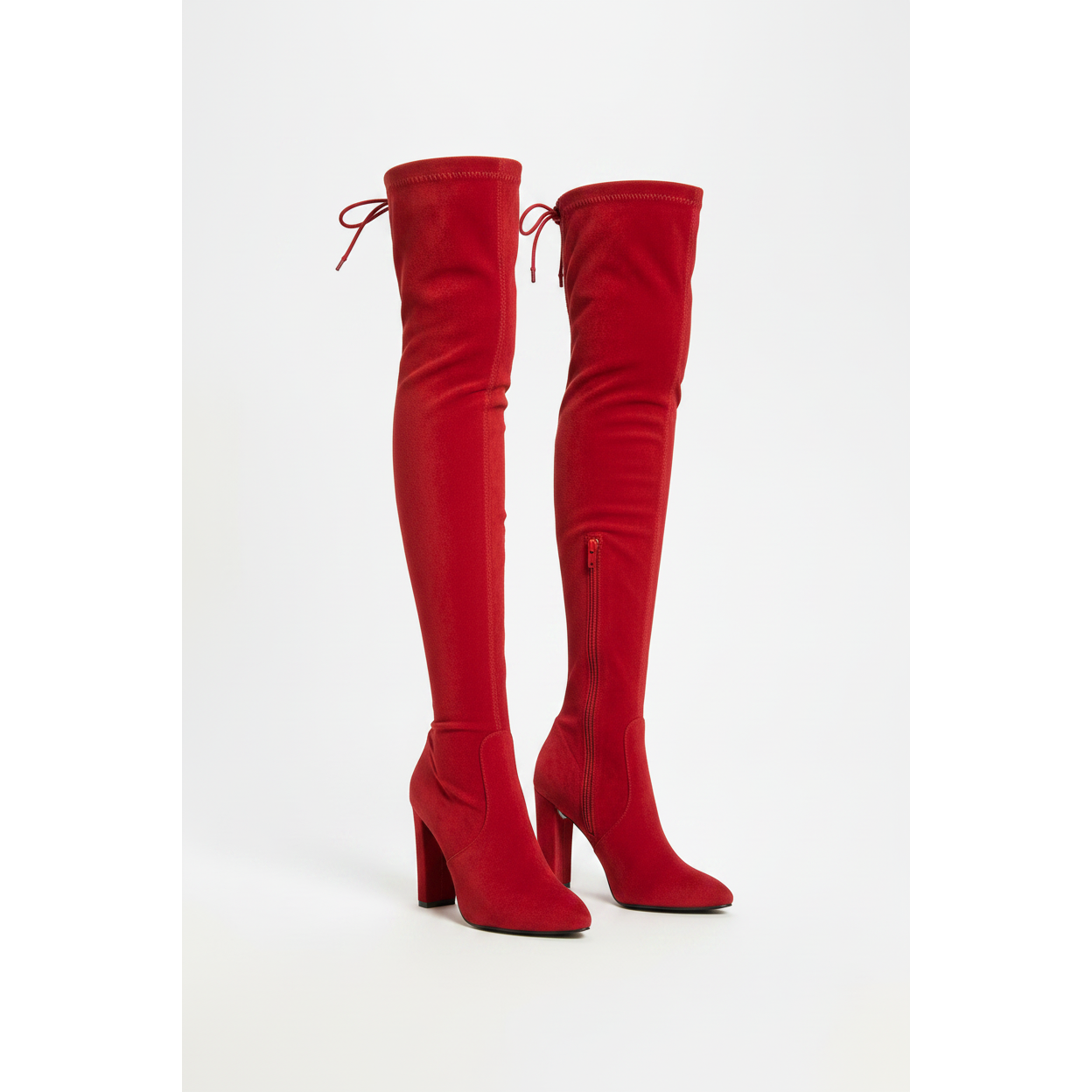Suede Knee Boots