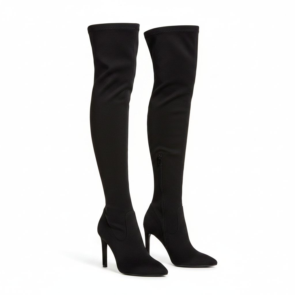 Suede Knee Boots