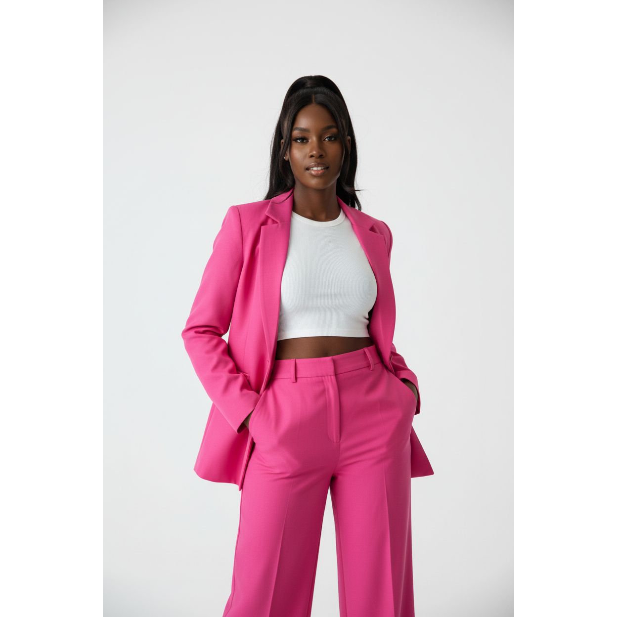 Formal Vintage Solid Color Suit.