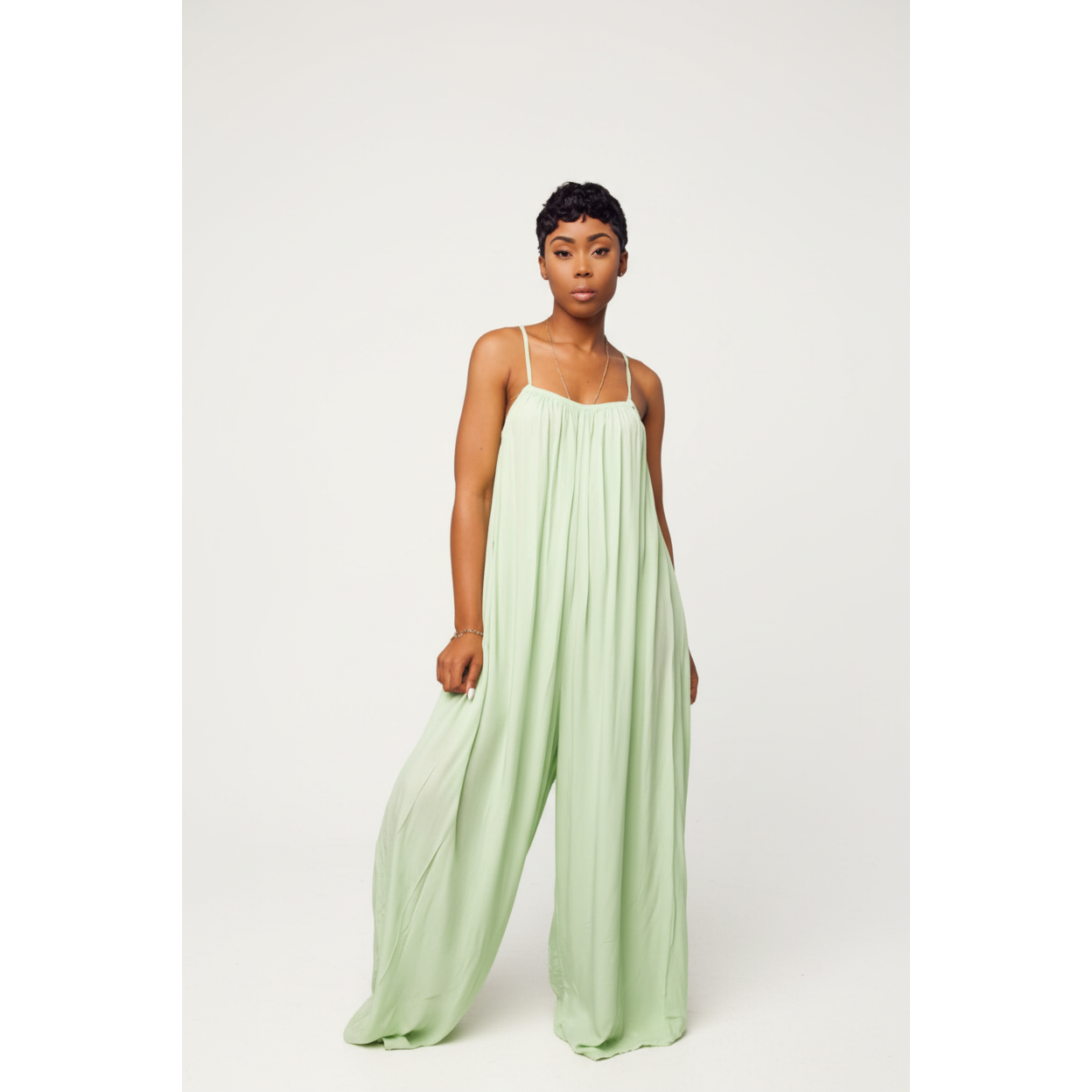 Sleeveless Harem Jumpsuit 