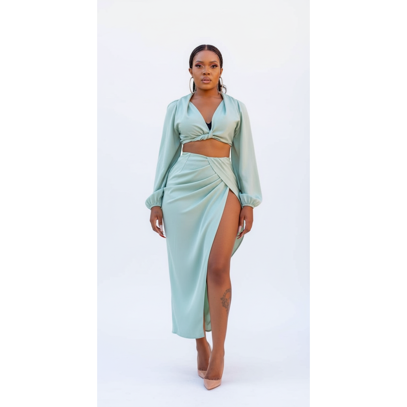 Satin Twin Set