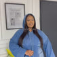 Plus Size Long Sleeve Jean Dress