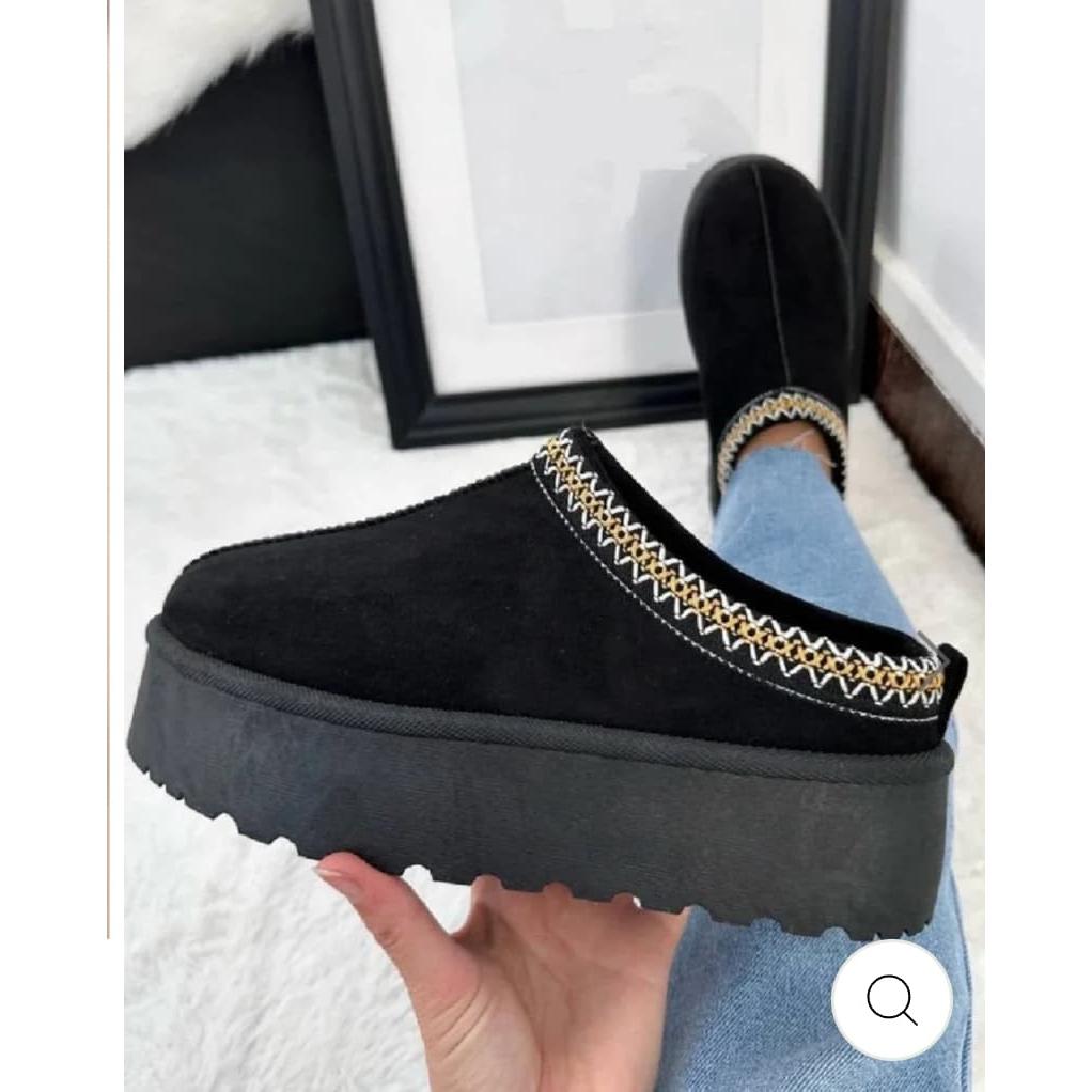 Platform Ankle Push-in Sandals