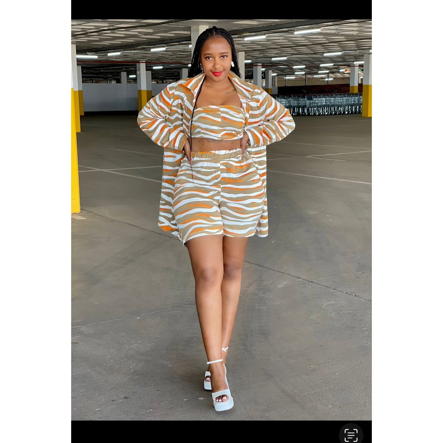 Sexy Striped Outfit Set