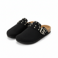 Women's Adjustable Buckle Casual Flat Slip-On Mules Shoes