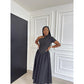 ONE HAND OFF SHOULDER  MAXI DRESS