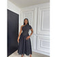 ONE HAND OFF SHOULDER  MAXI DRESS