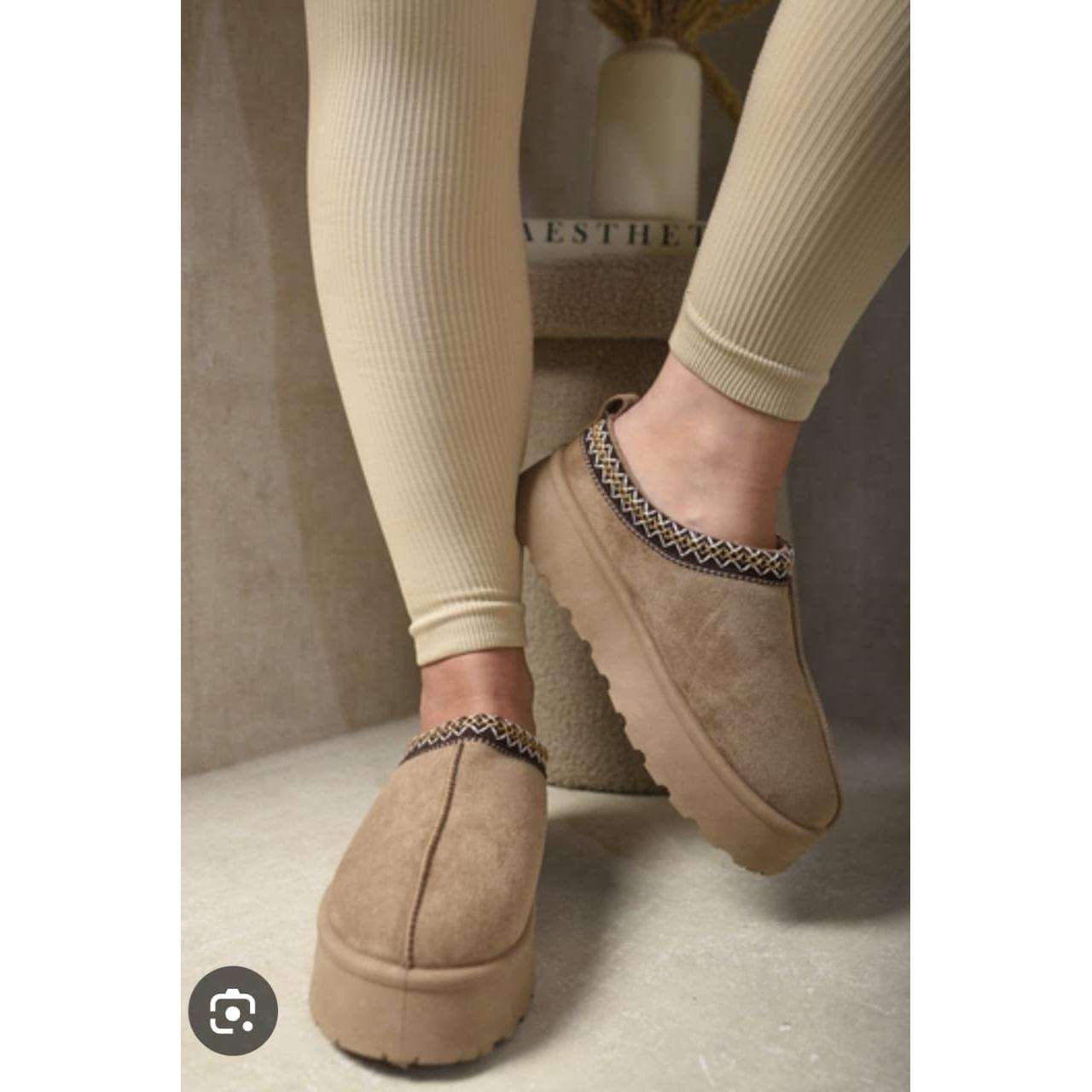 Platform Ankle Push-in Sandals