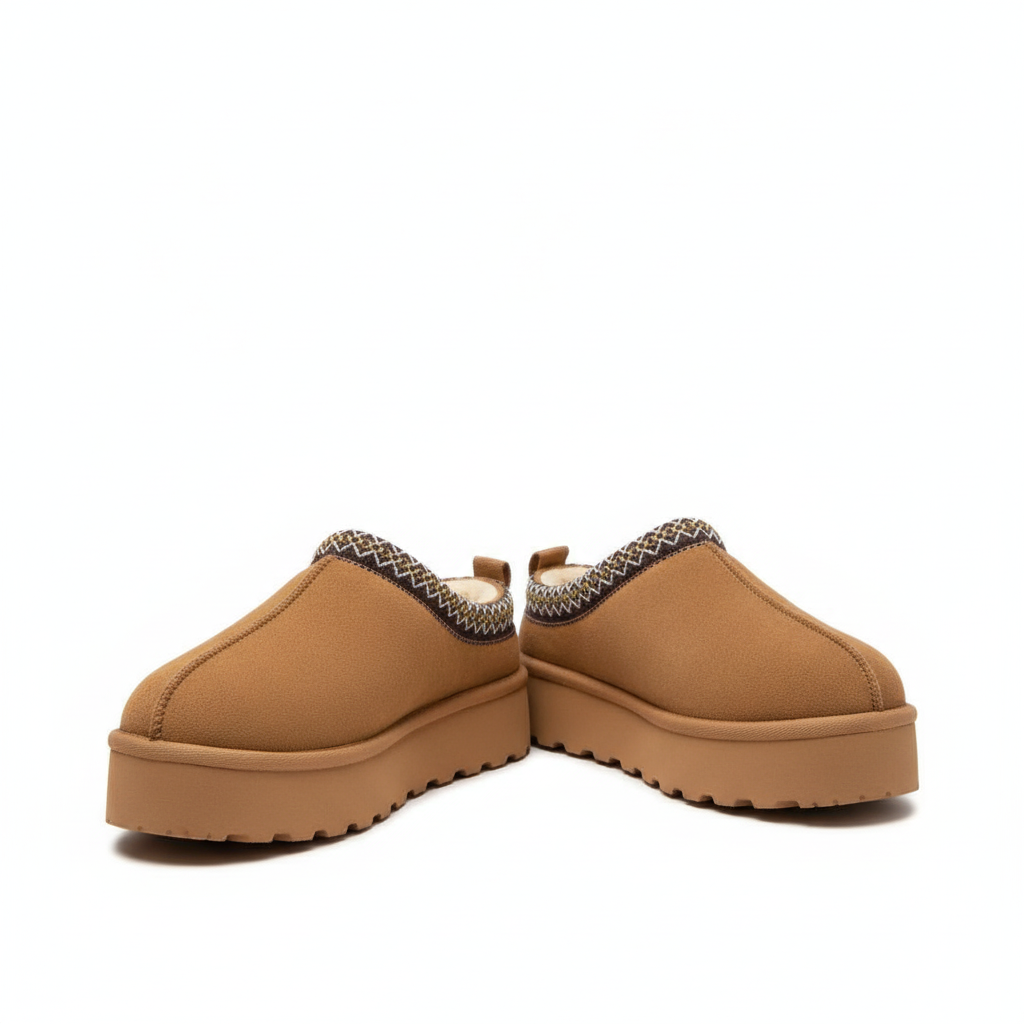 Platform Ankle Push-in Sandals