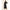 Sleeve Black Abaya Kaftan Belted Cloak Dress