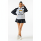 3-Piece Set a Long-Sleeve Sweatshirt And Pleated Mini Skirt