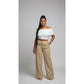 High Waist Pleated Loose Fit Trousers Suitable For Work And Casual Wear