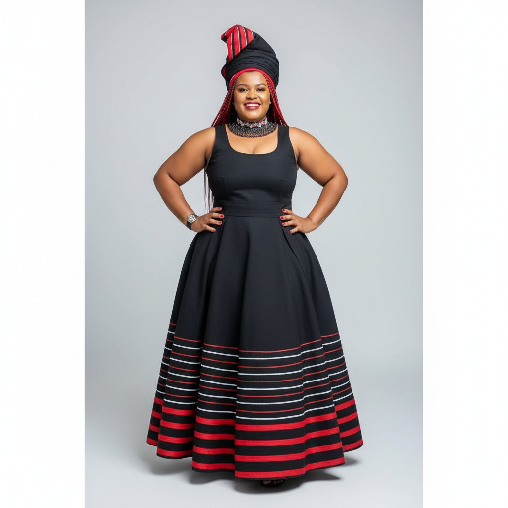 African Cultural Sleeveless Ankara Maxi Dress