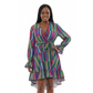 Stunning Fashion Colourful Attire Mini Dress