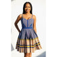 Sleeveless South African traditional Sepedi Midi Dress