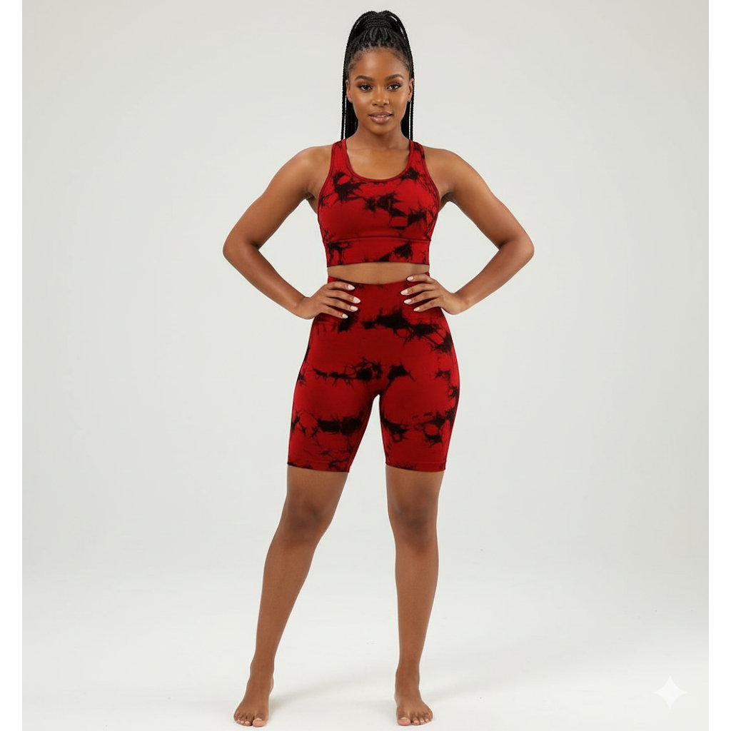 Tie dye Short Tights Pants