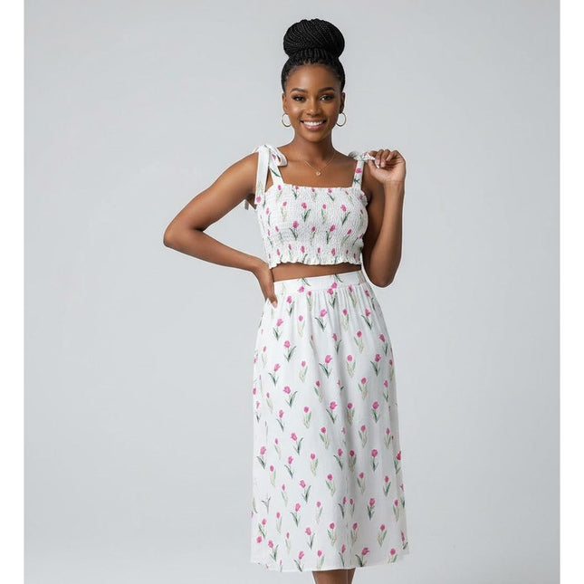 Sexy Sleeveless Floral Print Casual Pieces Set – YELLOW SUB TRADING