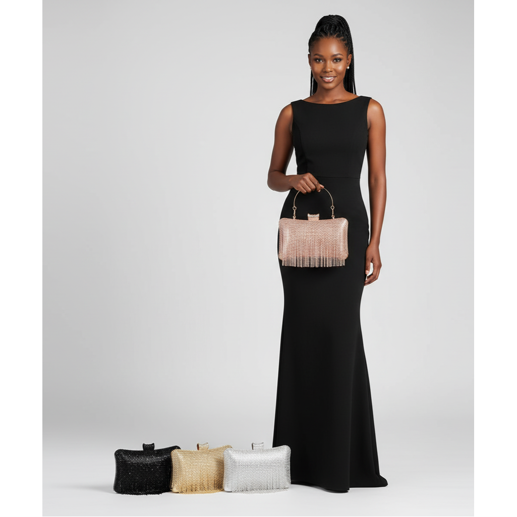 Cleopatra gold clutch Handbag