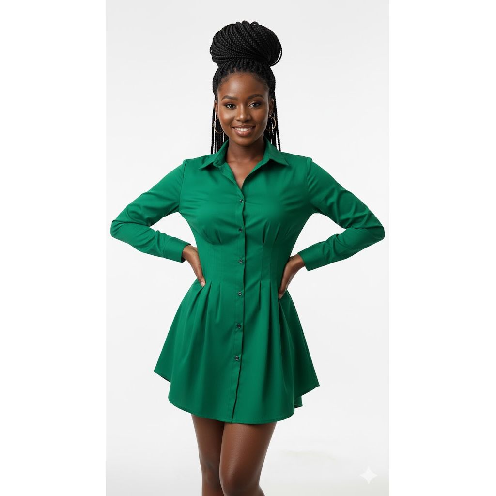 Plus Size Elegant Commuter Hollow-Out Long Sleeve Long Shirt