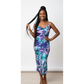 Sleeveless Dress Spring Summer Print Long Beach Style Dress