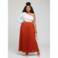 Pleated High Waisted Skirt