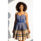 Sleeveless South African traditional Sepedi Midi Dress