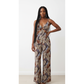 Floral Motifs Long Jumpsuit