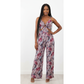 Floral Motifs Long Jumpsuit