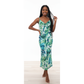 Sleeveless Dress Spring Summer Print Long Beach Style Dress